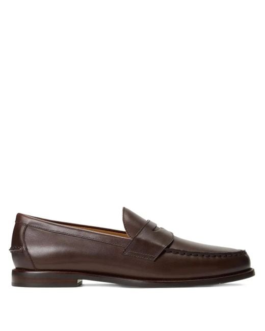 Polo Ralph Lauren Penny-Strap Leather Loafers in Brown for Men