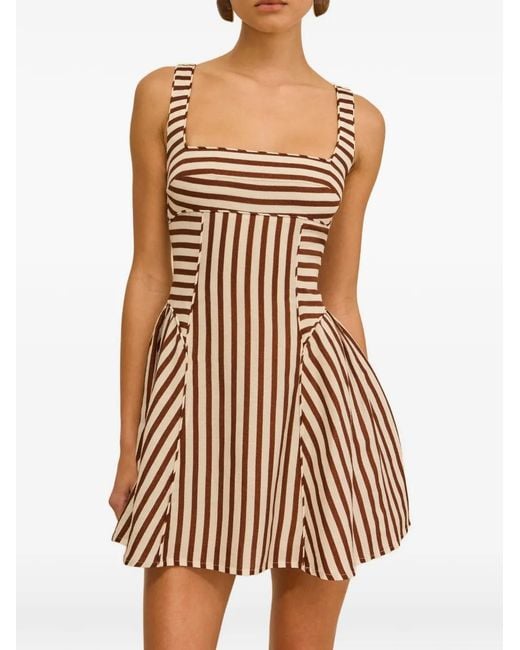 Cult Gaia Red Banks Mini Dress