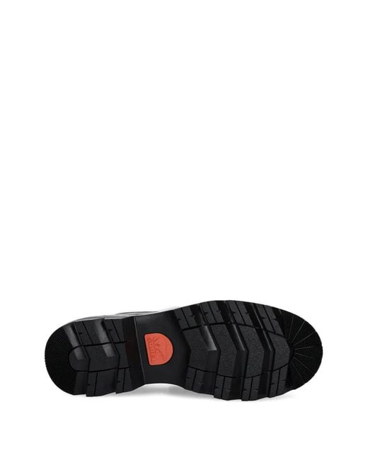 Sorel Black Revel Ave Penny-Strap Loafers