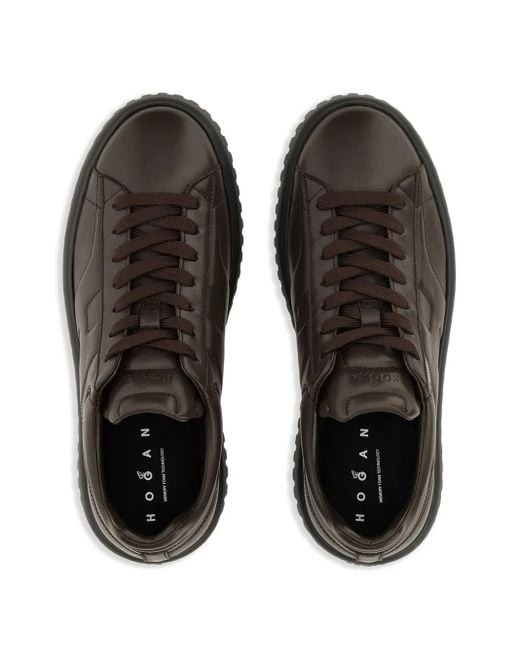 Hogan Black H-Stripes Sneakers for men