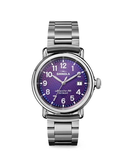 Shinola Purple Runwell 36Mm Watch