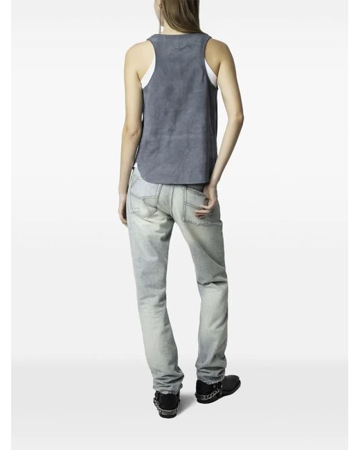 Zadig & Voltaire Blue Tander Tank Top