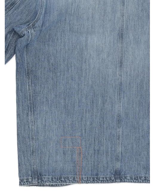 Fortela Blue Chest-Pocket Denim Jacket for men