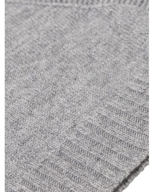 Missoni Gray Ribbed Hood