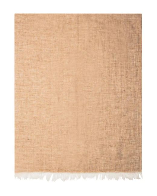 Max Mara Natural Linen Scarf