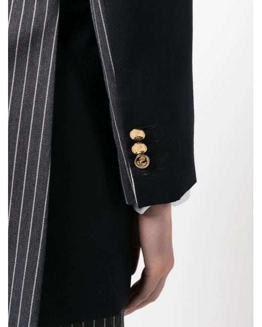 Thom Browne Blazer Met Dubbele Rij Knopen in het Black