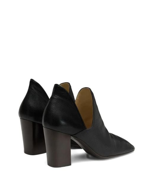 Lemaire Black Square-Toe Pumps