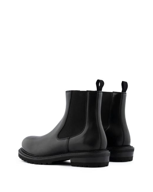 Buttero Black Pull-Tab Boots for men