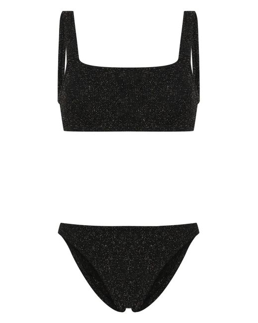 Hunza G Black Xandra Shirred Bikini