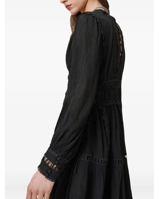 AllSaints Black Xanthe Mini Dress