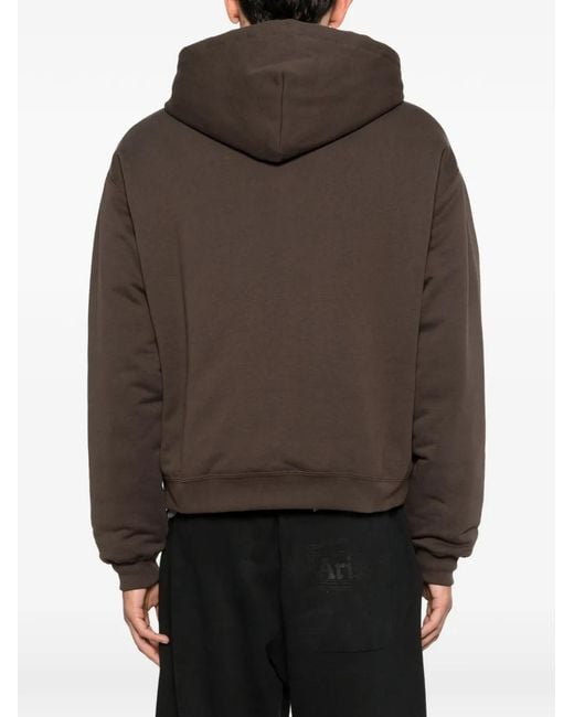Canada Goose Brown Hooded Zip Jacket for men