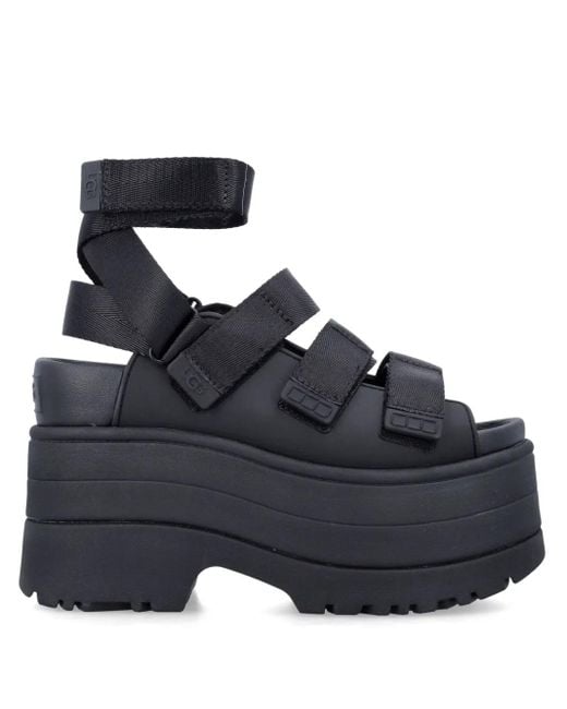 靴 UGG W GOLDENRISE BLACK UGG The Goldenrise Platform in Black | Lyst Canada