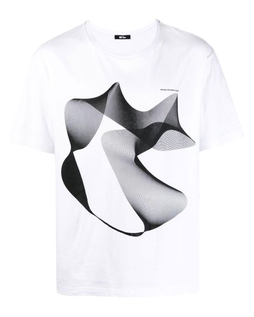 Msftsrep Graphic-print Cotton T-shirt in White for Men | Lyst Australia
