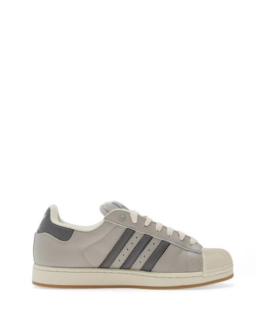 Adidas White Superstar Ii Three Stripes Sneakers