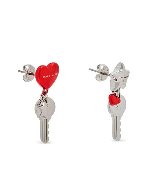 Marc Jacobs Red The Trinket Charm Balloon Ohrringe