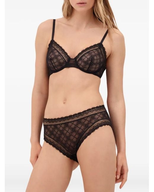 Eres Gray Florissante Lace Briefs