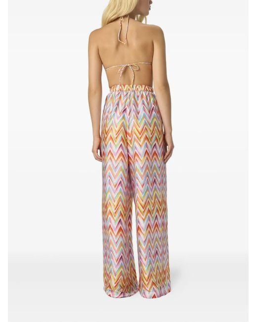 Missoni White Trousers Multicolour