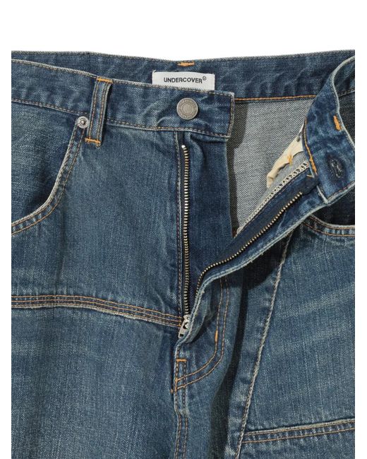 Undercover Broek Met Patchwork in het Blue
