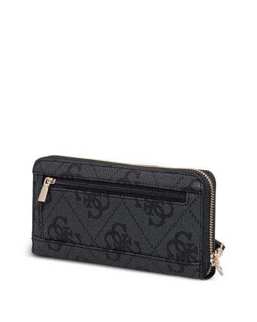 Guess Black Logo-Print Wallet