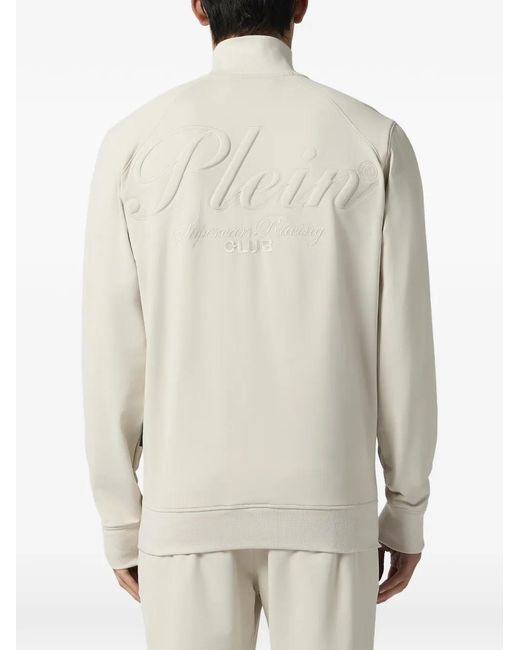 Philipp Plein White Veste Zippée for men