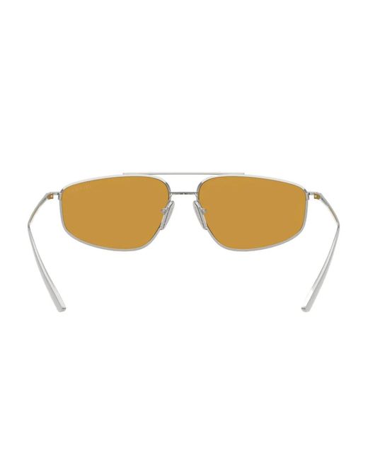 Prada Natural Geometric-Frame Sunglasses