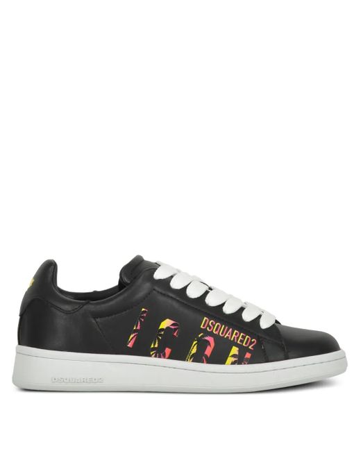 DSquared² Icon プリント スニーカー Black