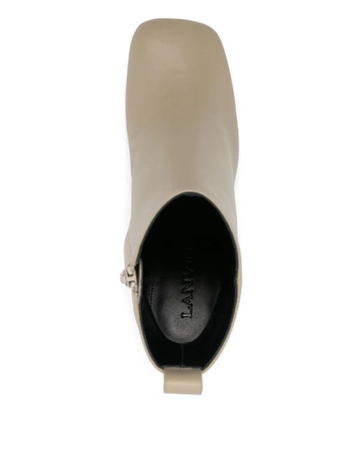 Botines con tacón de 60 mm Lanvin de color White