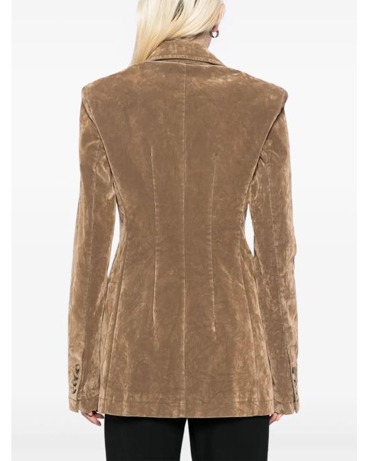 Max Mara Gesmockte Blazer in het Brown