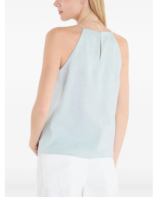 Calvin Klein Blue Cami Square-Neck Top