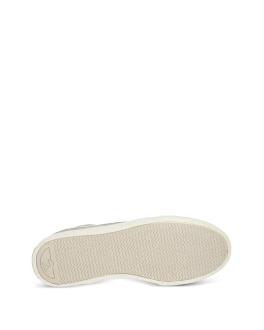 Stepney Workers Club Gray Dellow S-Strike Cup Suede-Panelled Lace-Up Sneakers