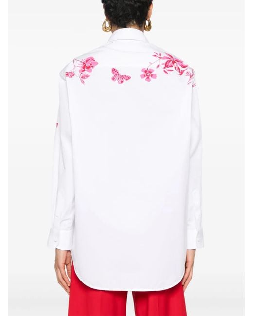 Gucci コットンポプリン シャツ Pink