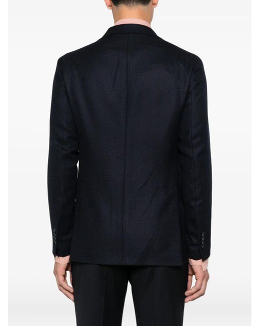 Blazer A Due Bottoni di Tagliatore in Blue da Uomo