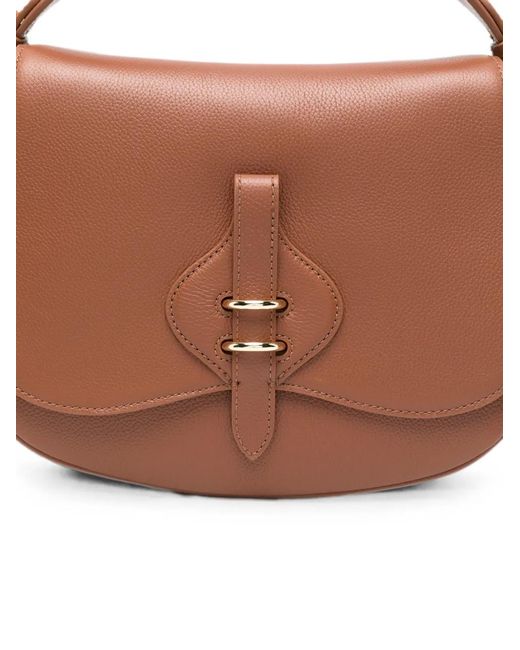 Coccinelle Brown Leather Shoulder Bag