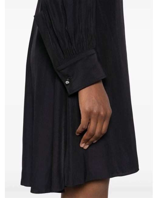 Lanvin Gedrapeerde Mini-Jurk in het Blue