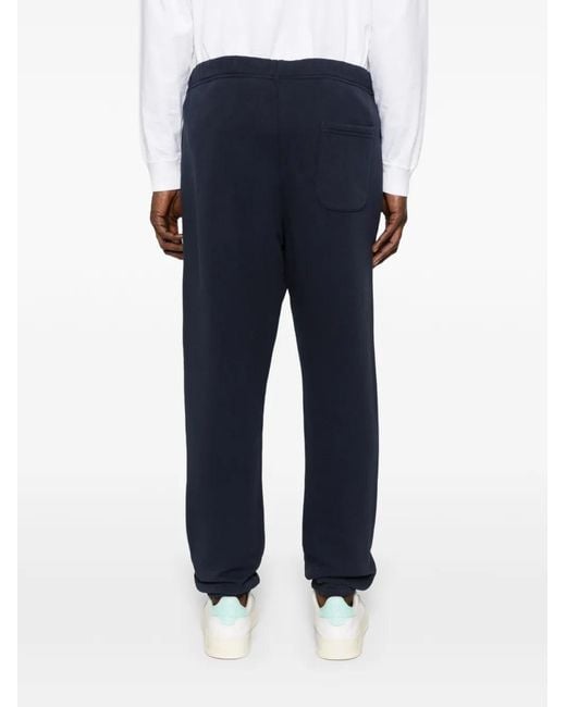 Autry Blue Logo-Embroidered Track Pants for men