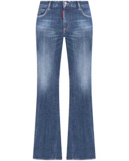 DSquared² Blue Pants 5 Pockets Clothing
