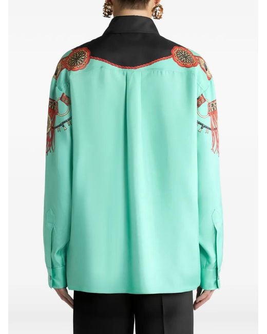 Camicia di Etro in Green