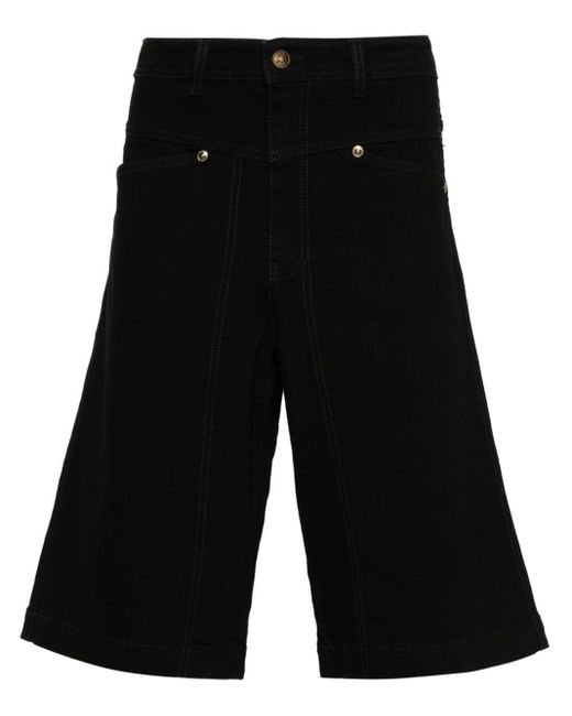 Versace Denim Shorts in het Black voor heren