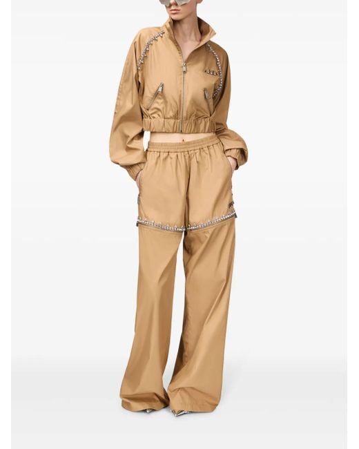 Area Natural Crystal-embellished Jacket