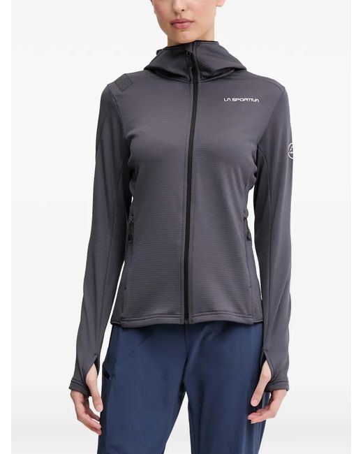 La Sportiva Blue Chill Thermal Hoody Logo-Print Hooded Jacket