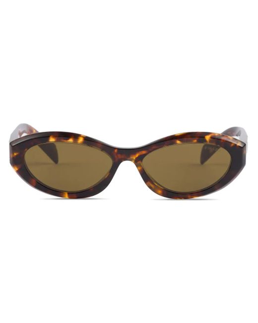 Prada Brown Symbole Cat-Eye Sunglasses