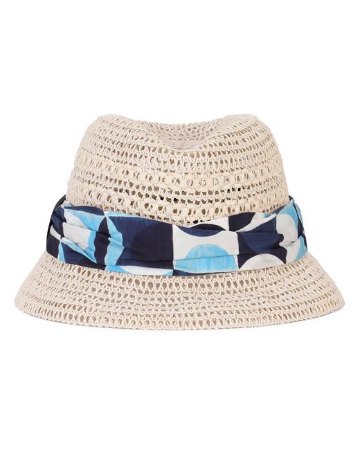 Dolce & Gabbana Blue Ribbon-trim Sun Hat for men