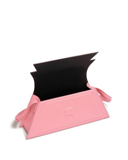 Bolso de hombro con logo en relieve Marni de color Pink