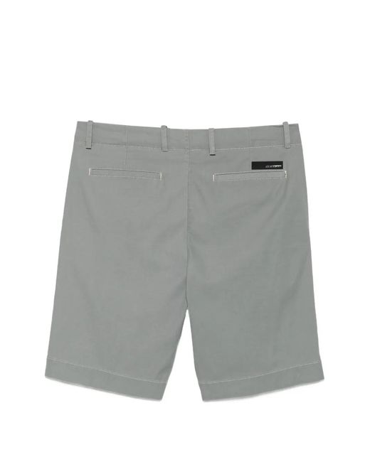 Rrd Gray Marina Chalk Logo-Patch Shorts for men