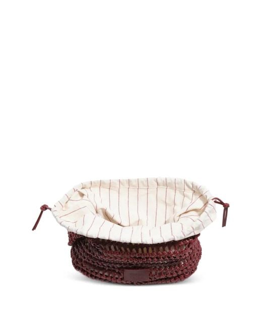 Bimba Y Lola Purple Medium-Sized Braided Bag