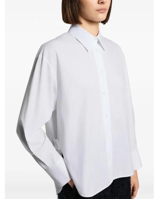 Peserico White Button-Down Shirt