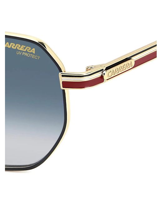 Carrera Blue Striped Geometric-Frame Sunglasses for men