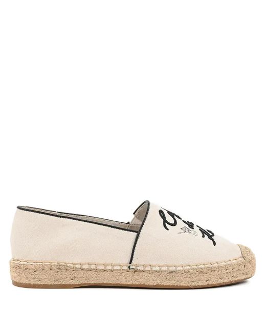 Espadrillas Kamini Duo di Karl Lagerfeld in White