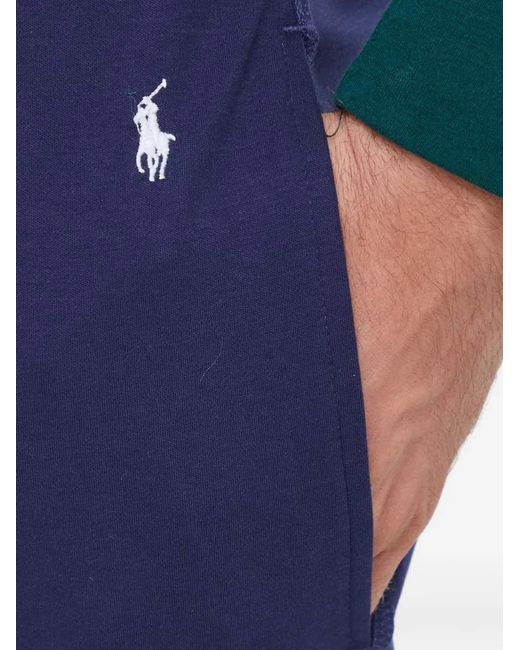 Polo Ralph Lauren Blue Logo-Detail Track Pants for men