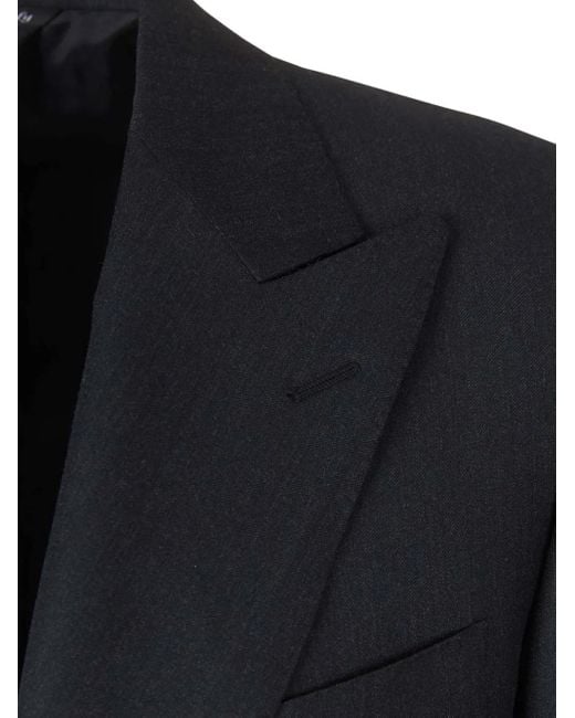 Canali Black Single-Breasted Tailcoat for men